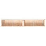 vidaXL Jardinière 180x31x31 cm bois de pin massif