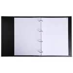Reliure Registre 32x26cm 4 Anneaux Avec Recharges De 100 Feuillets - Registre Des Décisions - Noir - Exacompta