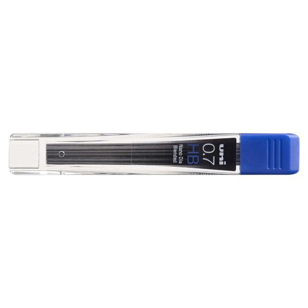 Etui de 12 mines HB 0,7mm NanoDiamond UL07102ND Noir x 12 UNI-BALL
