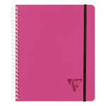 Carnet spirales proactiv'book linicolor 16 x 21 cm - blanc ligné - 180 pages - lot de 5 - clairefontaine
