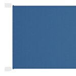 vidaXL Auvent vertical Bleu 60x360 cm Tissu oxford