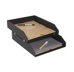 Lot de 2 corbeilles à courrier officebyme - x 2 - exacompta