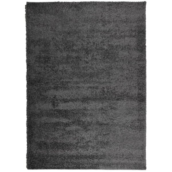 vidaXL Tapis shaggy PAMPLONA poils longs moderne anthracite 240x340 cm