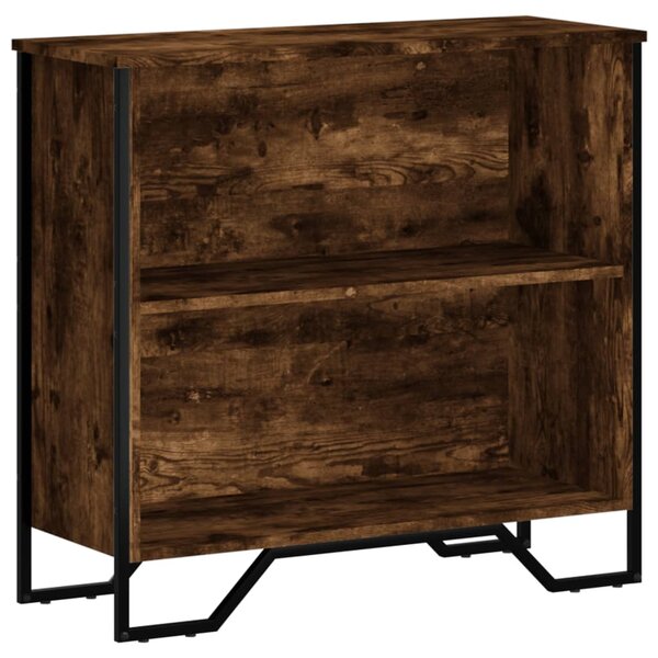 vidaXL Bibliothèque chêne fumé 80x31x74 5 cm bois d'ingénierie