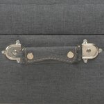 vidaXL Tabourets de rangement lot de 3 Gris foncé Tissu