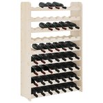 vidaXL Casier à vin 72 5x25x111 5 cm Bois de pin massif