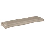 Coussin d'extérieur vidaXL Taupe 100   polyester 150 cm x 40 cm Coussin