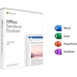 Microsoft Office Famille et Etudiant 2019 - Achat définitif