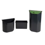 Compartiment Écologic semi-circulaire 2.5L anthracite EXACOMPTA