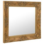 vidaXL Miroir mural style baroque 50x50 cm Doré