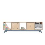 Meuble de rangement NABOSKY gris 1x5