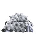 Parure de lit grise TREE 260 x 240 cm