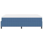 vidaXL Lit avec Sommier et Matelas Bleu 140x200 cm en Velours Côtelé