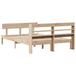 vidaXL Cadre de lit sans matelas 160x200 cm bois massif de pin
