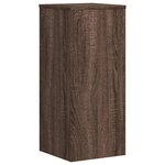 vidaXL Supports pour plantes 2 Pièces chêne marron bois d'ingénierie