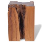 vidaXL Tabouret Bois de teck massif