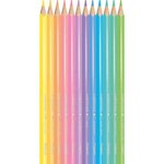Crayon de couleur color'peps pastel  étui carton de 12 maped