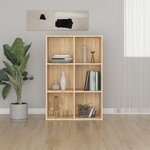 vidaXL Bibliothèque/Buffet chêne sonoma 66x30x98 cm bois d'ingénierie
