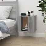 vidaXL Meuble TV mural Sonoma gris 40x34 5x40 cm