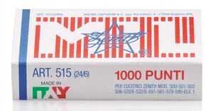 Blister 2 boîtes de 1.000 agrafes 24/6 ZENITH