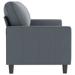 vidaXL Canapé à 3 places Gris foncé 180 cm Velours