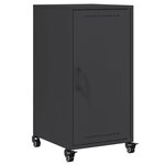 vidaXL Buffet noir 36x39x72 cm acier