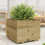 vidaXL Jardinière 60x60x49 5 cm bois de pin imprégné
