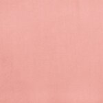 vidaXL Matelas de lit à ressorts ensachés rose 80x210x20 cm velours