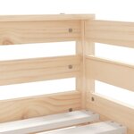 vidaXL Cadre de lit enfant avec tiroirs 70x140 cm bois de pin massif