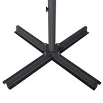 vidaXL Parasol de jardin avec mât en aluminium 600 cm vert