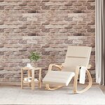 vidaXL Panneaux muraux 3D 10 Pièces marron 100x50 cm EPS