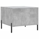 vidaXL Tables basses 2 Pièces gris béton 50x50x40 cm bois d'ingénierie