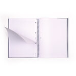 Cahier à spirale  papier quadrillé  80 pages A4  série 1918  rose