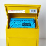 Boîte à colis moyenne 1 porte Jaune à accès frontal Acier galvanisé SMART PARCEL BOX®