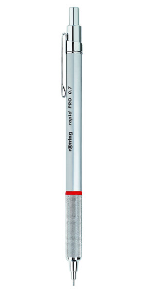 rOtring Rapid PRO Porte-mine mécanique  Argent chromé  0.7 mm
