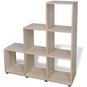 vidaXL Bibliothèque/étagère 107 cm Couleur de chêne