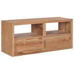 vidaXL Meuble TV 90x30x40 cm bois de teck solide