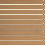 vidaXL Canapés centraux de jardin 2 Pièces marron miel bois de pin solide