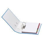 Classeur à levier WOW 180° A4  plastifié, Dos 80 mm Capacité 600 feuilles - Bleu