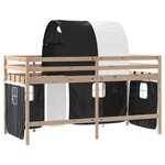 vidaXL Lit mezzanine enfants avec tunnel sans matelas 90x190 cm