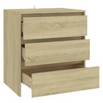 vidaXL Buffet Chêne sonoma 70x41x75 cm Bois d'ingénierie
