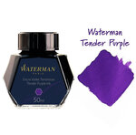 Waterman encre pour stylo plume  couleur violet délicat  flacon 50 ml