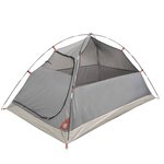 vidaXL Tente de camping à dôme 3 personnes orange imperméable