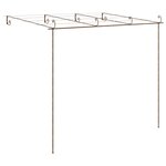 vidaXL Pergola de jardin Marron antique 4x3x2 5 m Fer