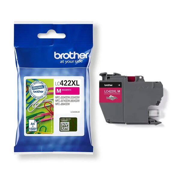 Brother Cartouche d'encre Magenta LC422XLM