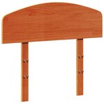 vidaXL Tête de lit cire marron 75 cm bois massif de pin
