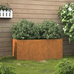 vidaXL Jardinière 62x40x39 cm acier corten
