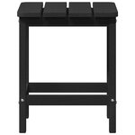 vidaXL Table d'appoint Adirondack Noir 38x38x45 cm HDPE