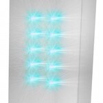 vidaXL Système de panneau de douche acier inoxydable incurvé