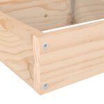 vidaXL Jardinière 4 niveaux 106x104 5x36 cm bois de pin massif